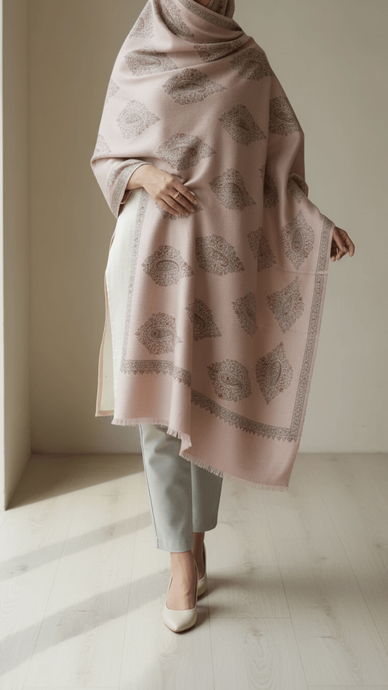 Fawn Winter Shawl PW5872