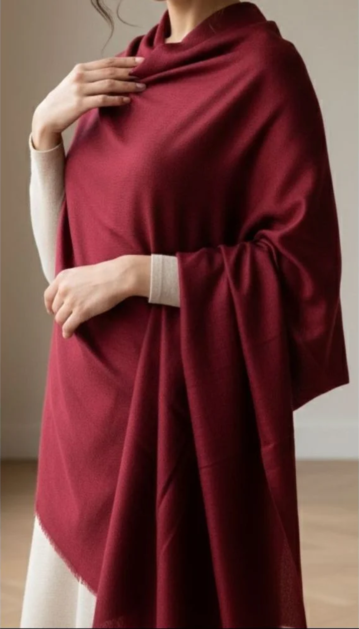 Maroon Winter Shawl PW5880