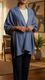 Navy Winter Capeshawl PW5900