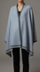 Dk Grey Winter Cape Shawl PW5905