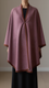 Maroon Winter Cape Shawl PW5908