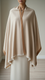 Beige Winter Cape Shawl PW5908