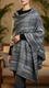 Silver Winter Cape shawl PW5911