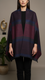Maroon Winter Cape Shawl PW5912