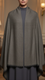 Beige Winter Cape shawl PW5913