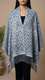 Dk Grey Winter Cape shawl PW5917