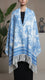 Sky Blue Winter Cape shawl PW5919