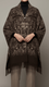 Brown Winter Cape shawl PW5920