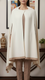 Cream Winter Cape Shawl PW5927