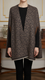 Coffee Winter Cape Shawl PW5930