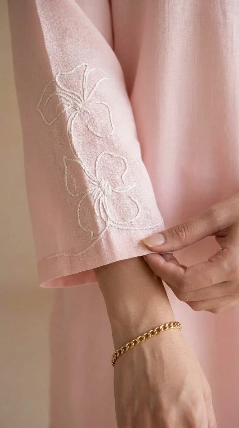 2 PC Embellished Grip Silk Stitched Suit PW600018