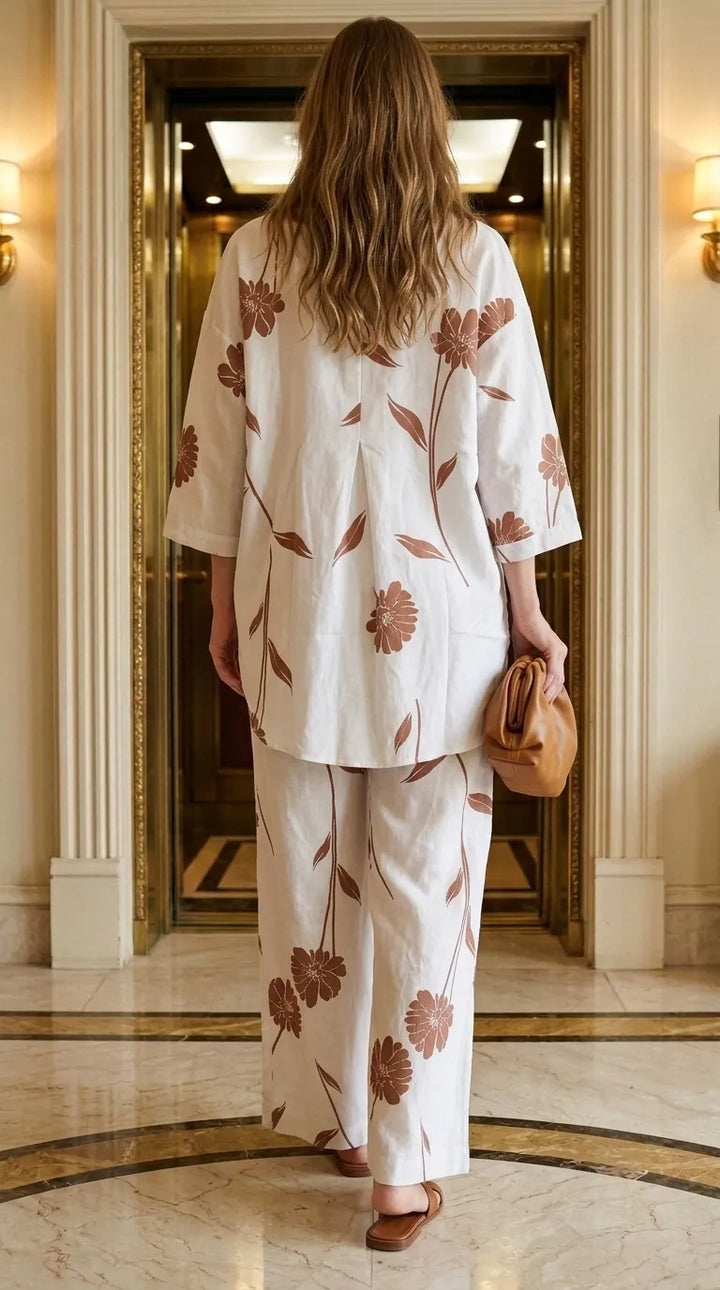 2 PC Embellished Jaquard Stitched Suit PW605293