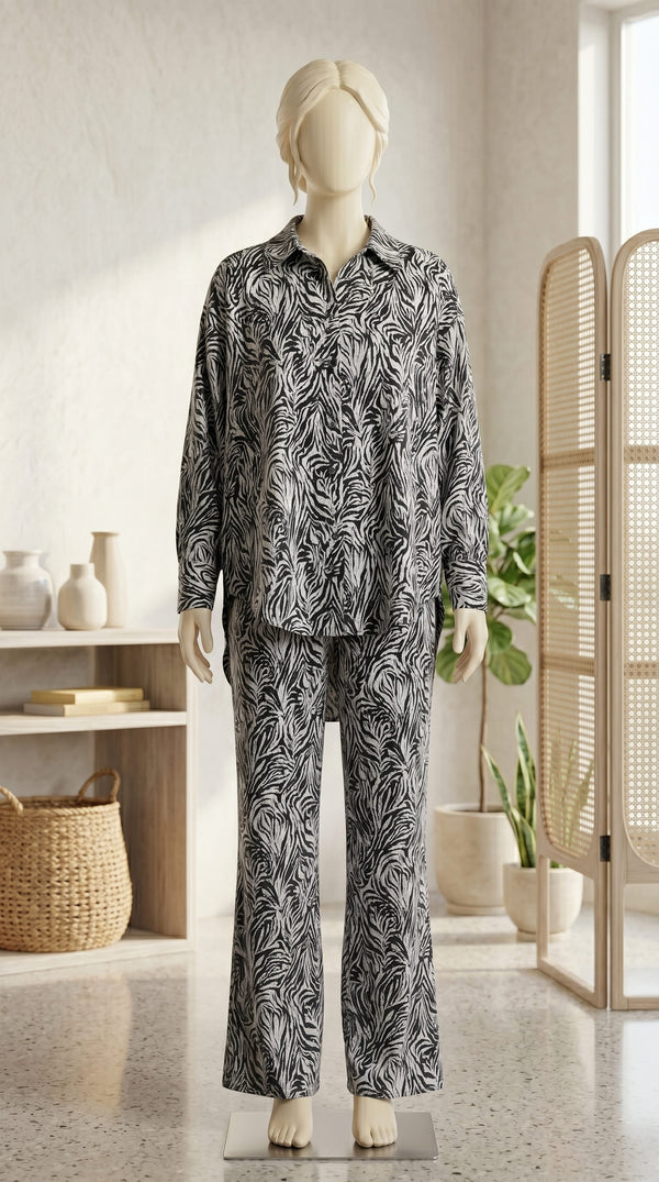 2 PC Embellished Blended Mix Suit PW606828