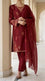 3 PC Embellished Khaddar Stitched Suit PW608313