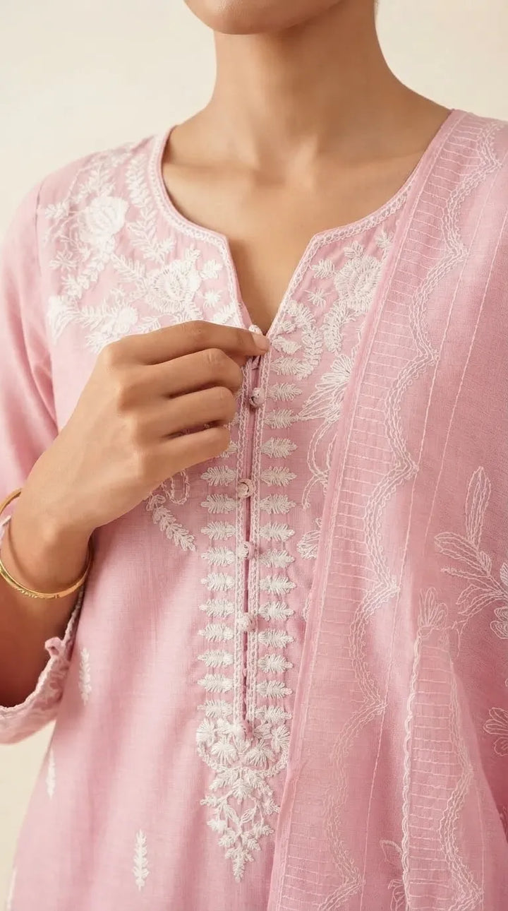 3 PC Embellished Khaddar Stitched Suit PW6096B1