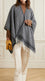 Black Acrylic Cape Shawl PW611401