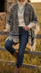 Brown Acrylic Cape Shawl PW611602