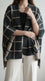 Black Winter Cape Shawl PW612601