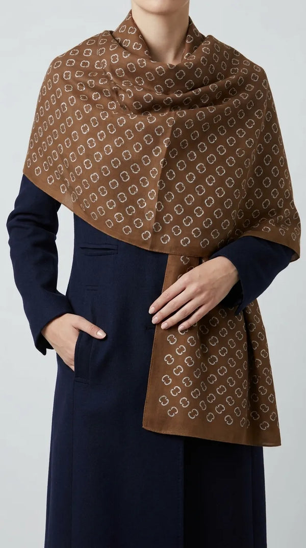Brown Winter Stole PW613602