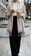 Cream Winter Acrylic Stole PW613808