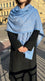 Blue Winter Acrylic Stole PW614212