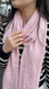 Tea Pink Winter Acrylic Stole PW6143B1