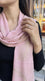 Tea Pink Winter Acrylic Stole PW6146B1