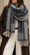 Black Winter Acrylic Stole PW614701
