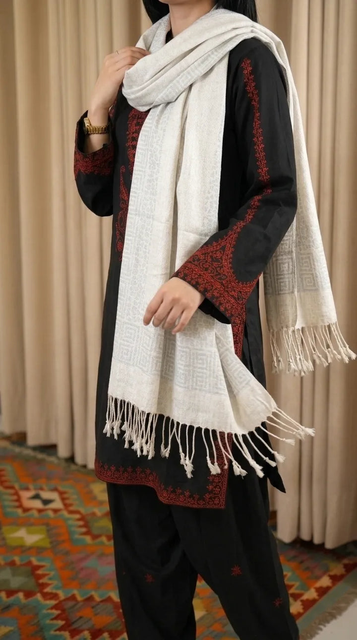 Blue Winter Acrylic Stole PW614712