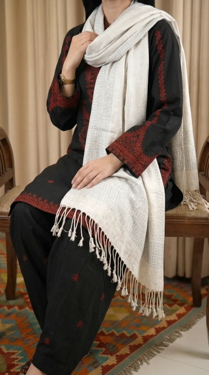 Blue Winter Acrylic Stole PW614712