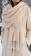 Beige Winter Acrylic Stole PW614862