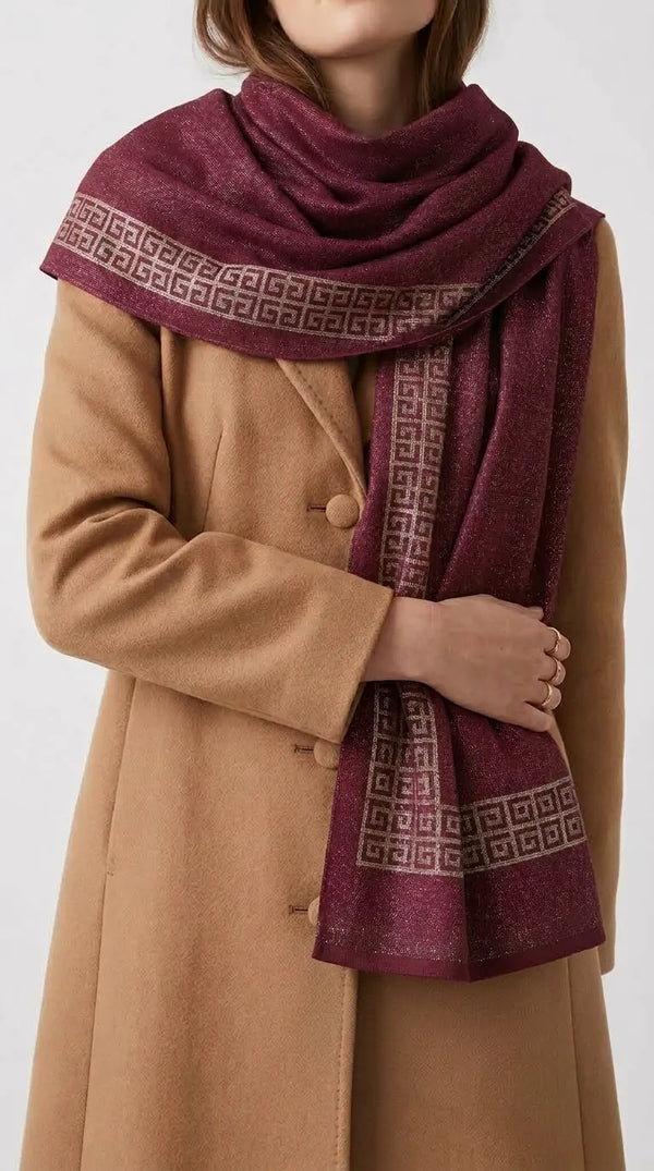 Skpink Winter Acrylic Stole PW617459
