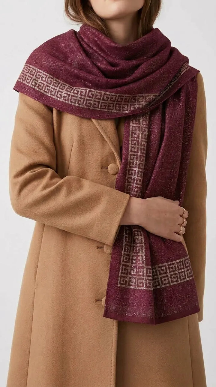 Skpink Winter Acrylic Stole PW617459
