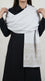 Cream Winter Acrylic Stole PW617508
