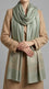 Green Winter Acrylic Stole PW617511