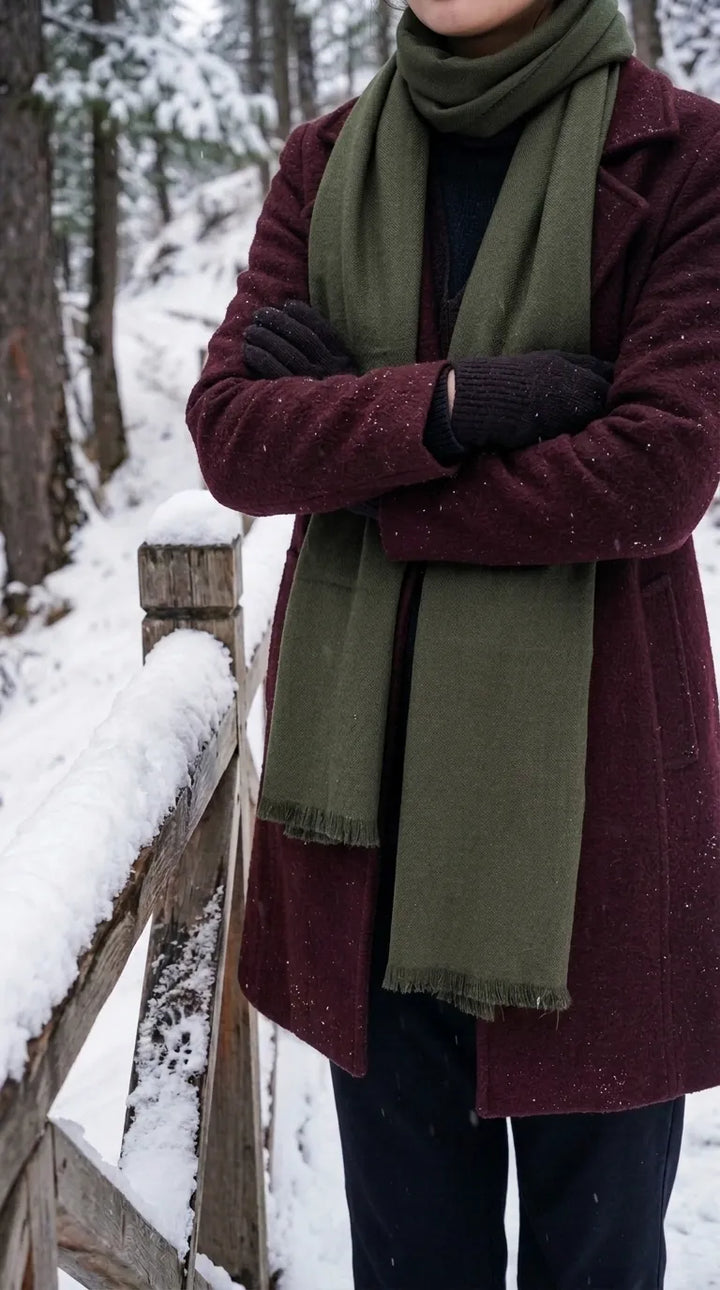 Olive Winter Muffler PW617840