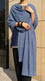 Navy Winter Shawl PW618548