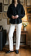 Black Embellished Stitched Shirt PW625301