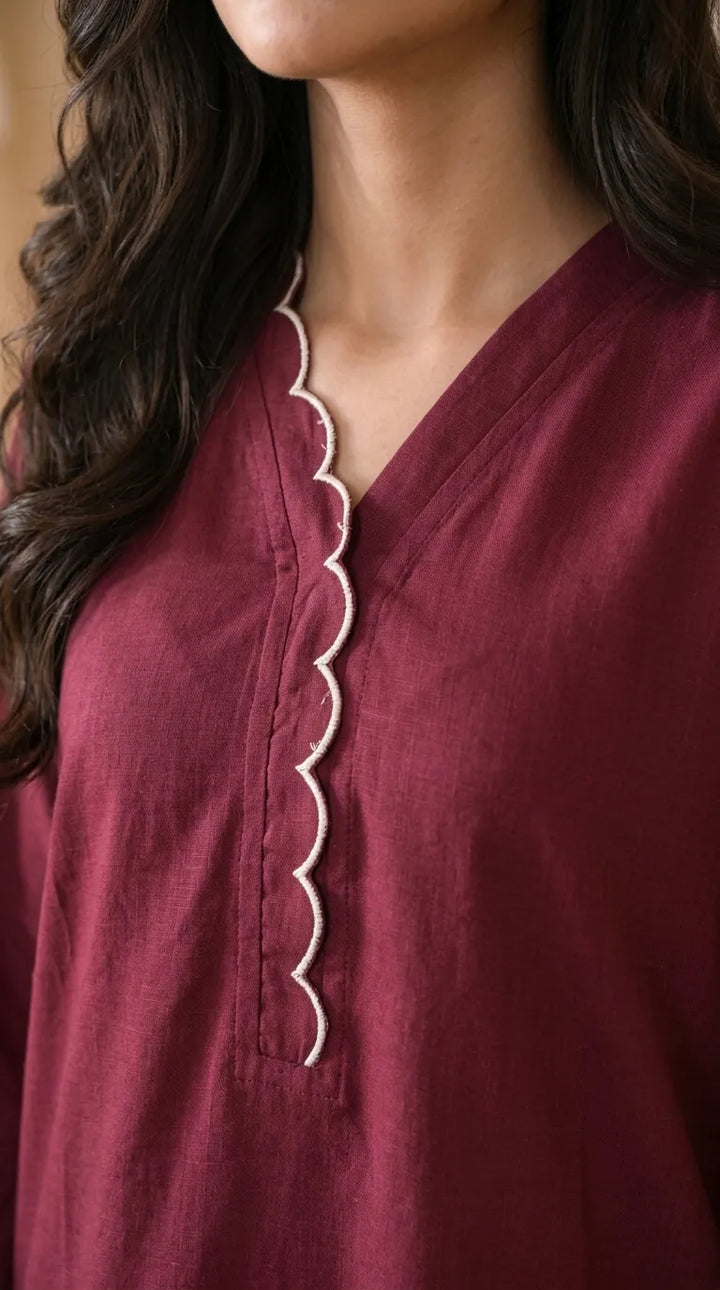 2 PC Blended Mix Stitched Suit PW625805