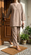 2 PC Embellished Blended Mix Stitched Suit PW626002