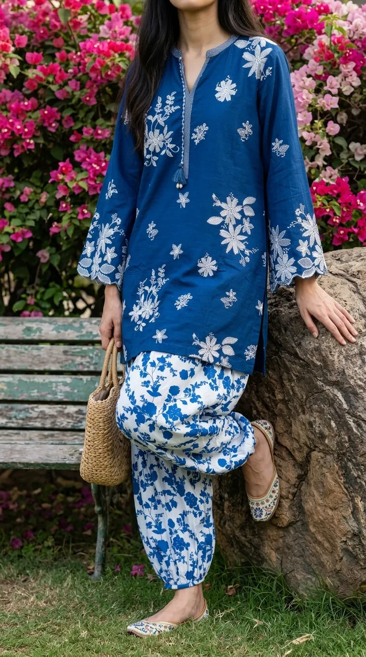 2 PC Embellished Khaddar Stitched Suit PW628812