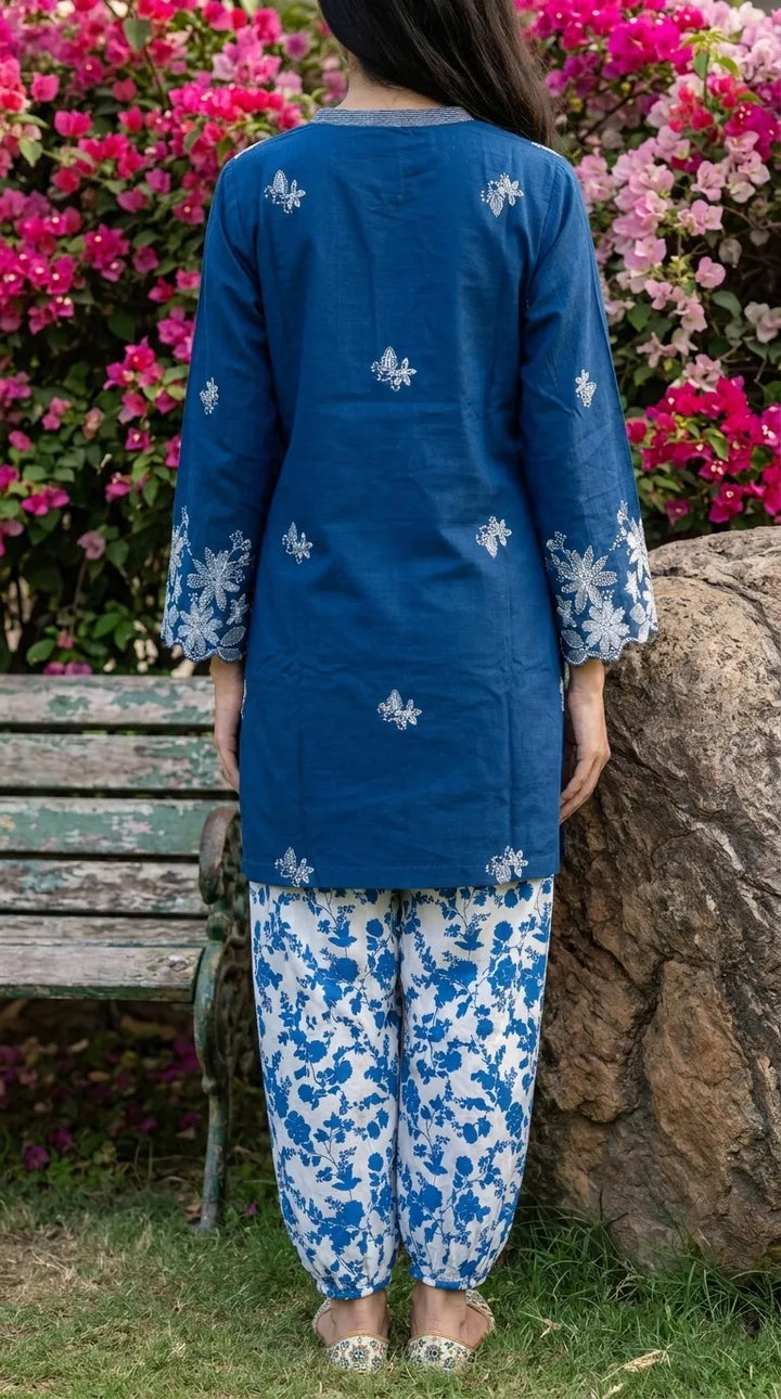 2 PC Embellished Khaddar Stitched Suit PW628812