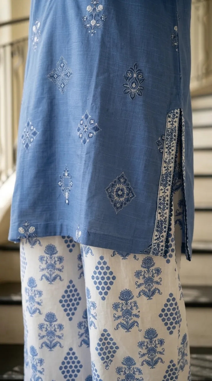 2 PC Embellished Khaddar Stitched Suit PW629212