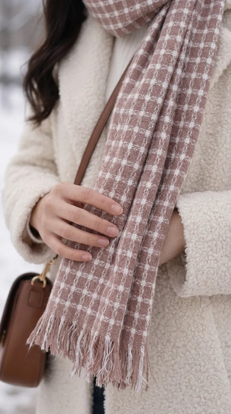 Brown Winter Acrylic Stole PW674702