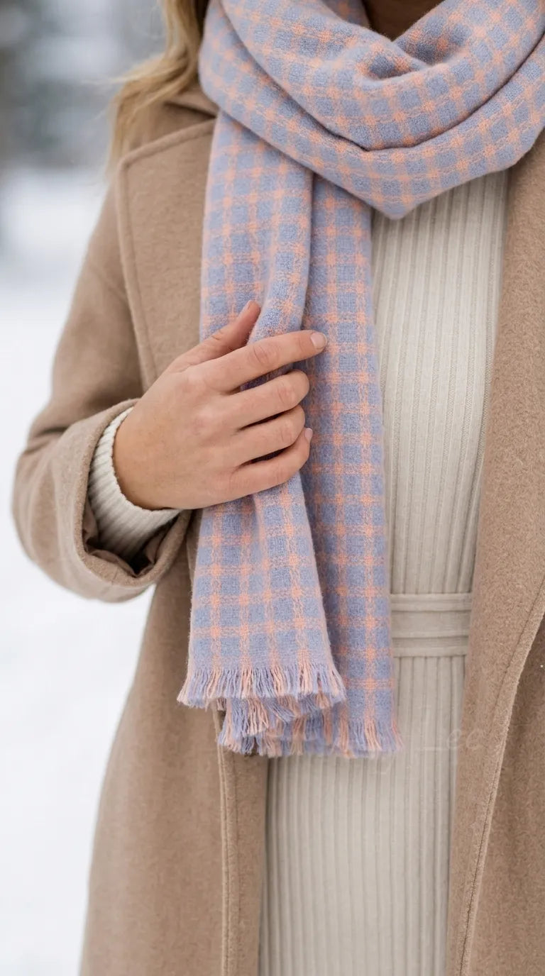 Silver Winter Acrylic Stole PW674716