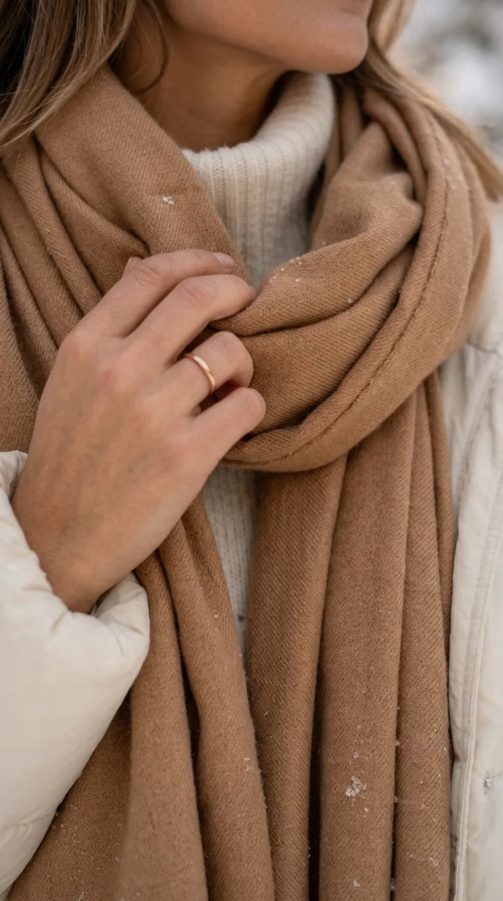 Brown Winter Acrylic Stole PW674802