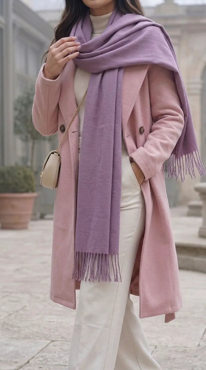Lilac Winter Acrylic Stole PW674843