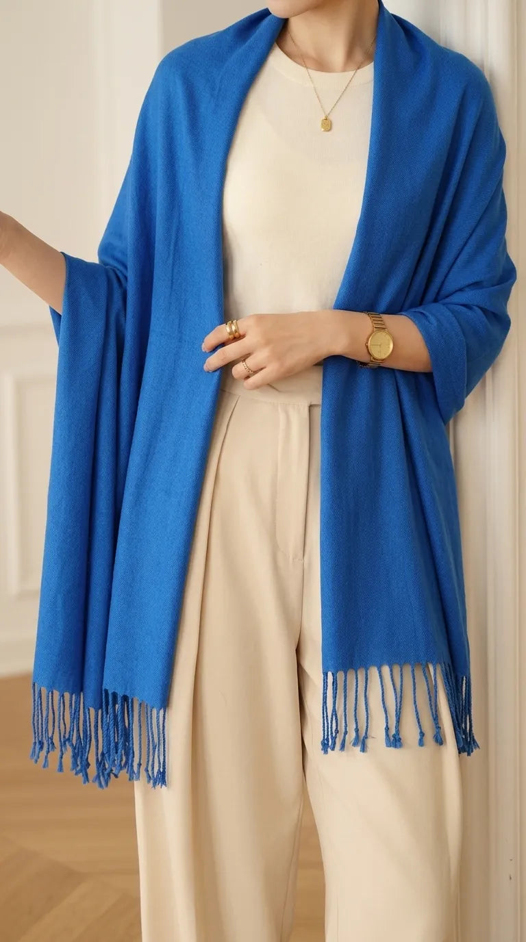 Pewter Winter Acrylic Stole PW6748C6