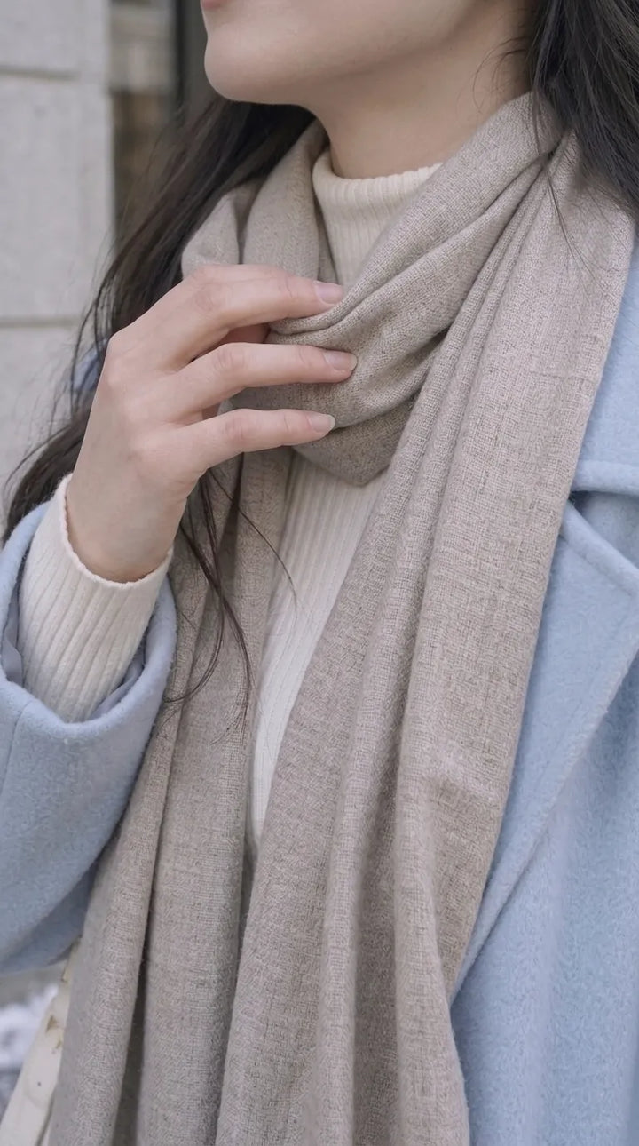 Brown Winter Acrylic Stole PW675002