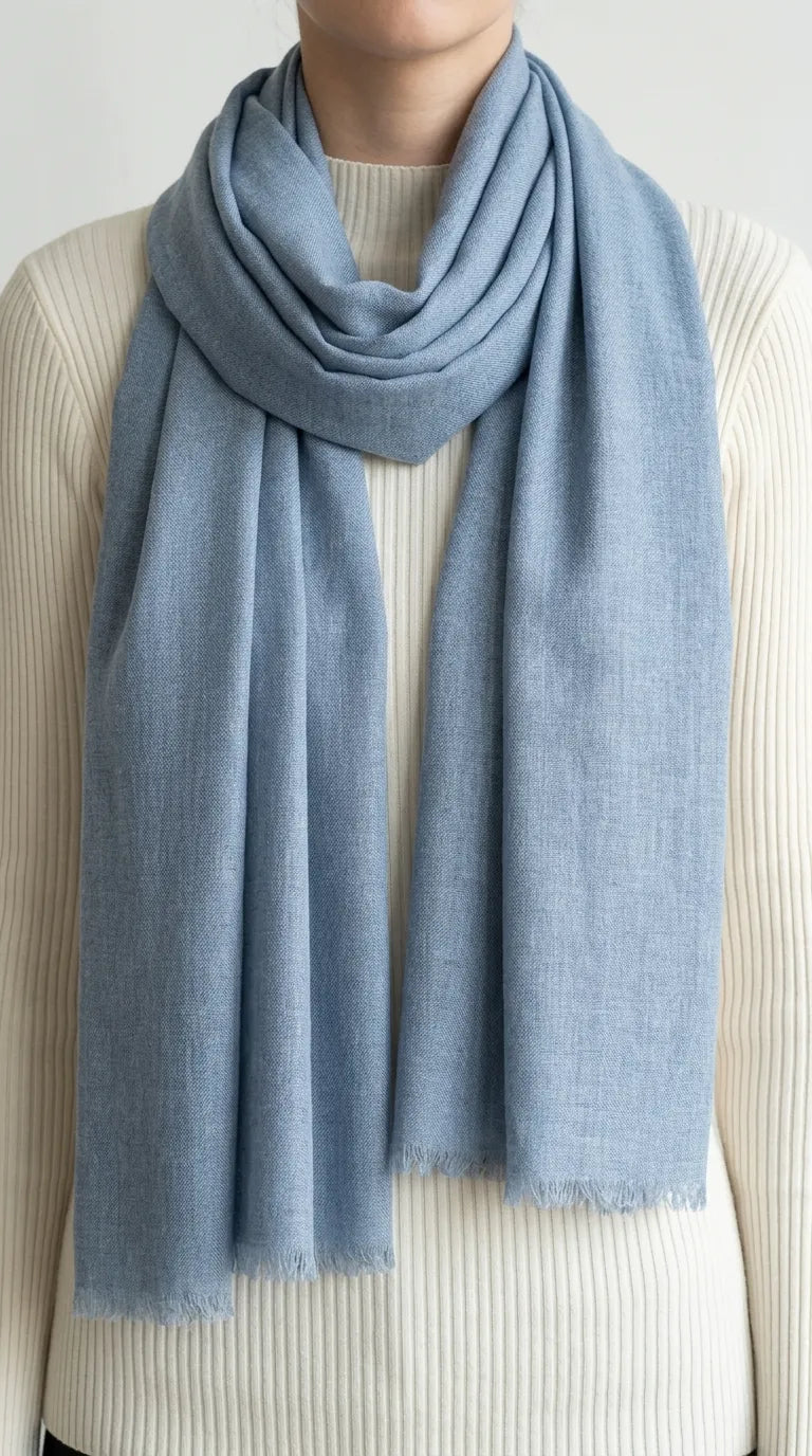 Grey Winter Acrylic Stole PW675007